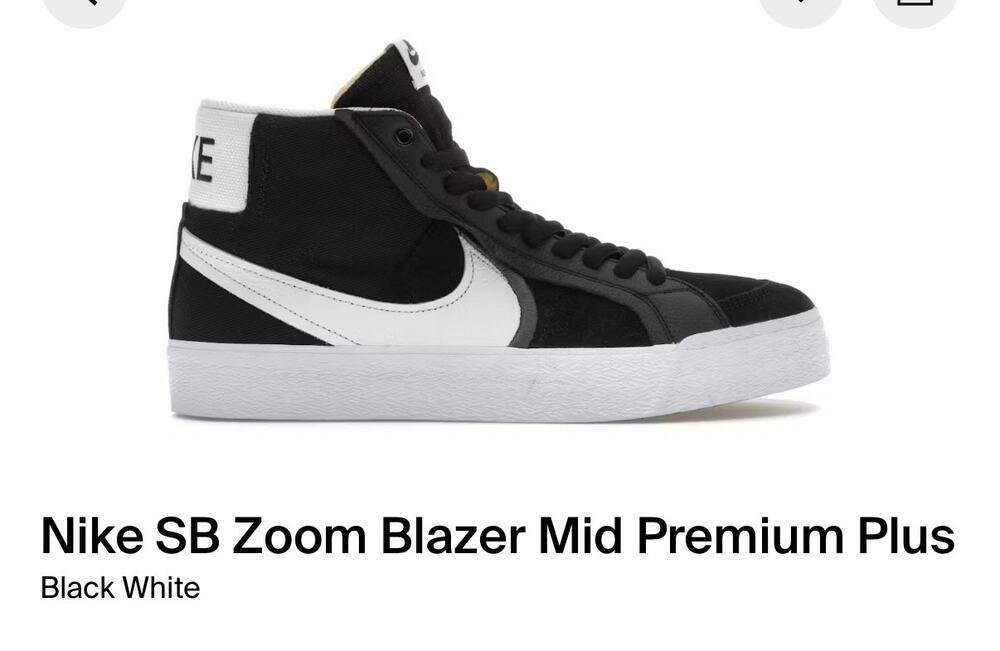 Nike SB Zoom Blazer Mis Premium Plus, Size 9.5